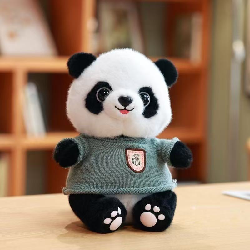 Cute Panda Doll Plush Toy Simulation Panda Doll Grab Machine Doll Children's Birthday Gift Commemoration