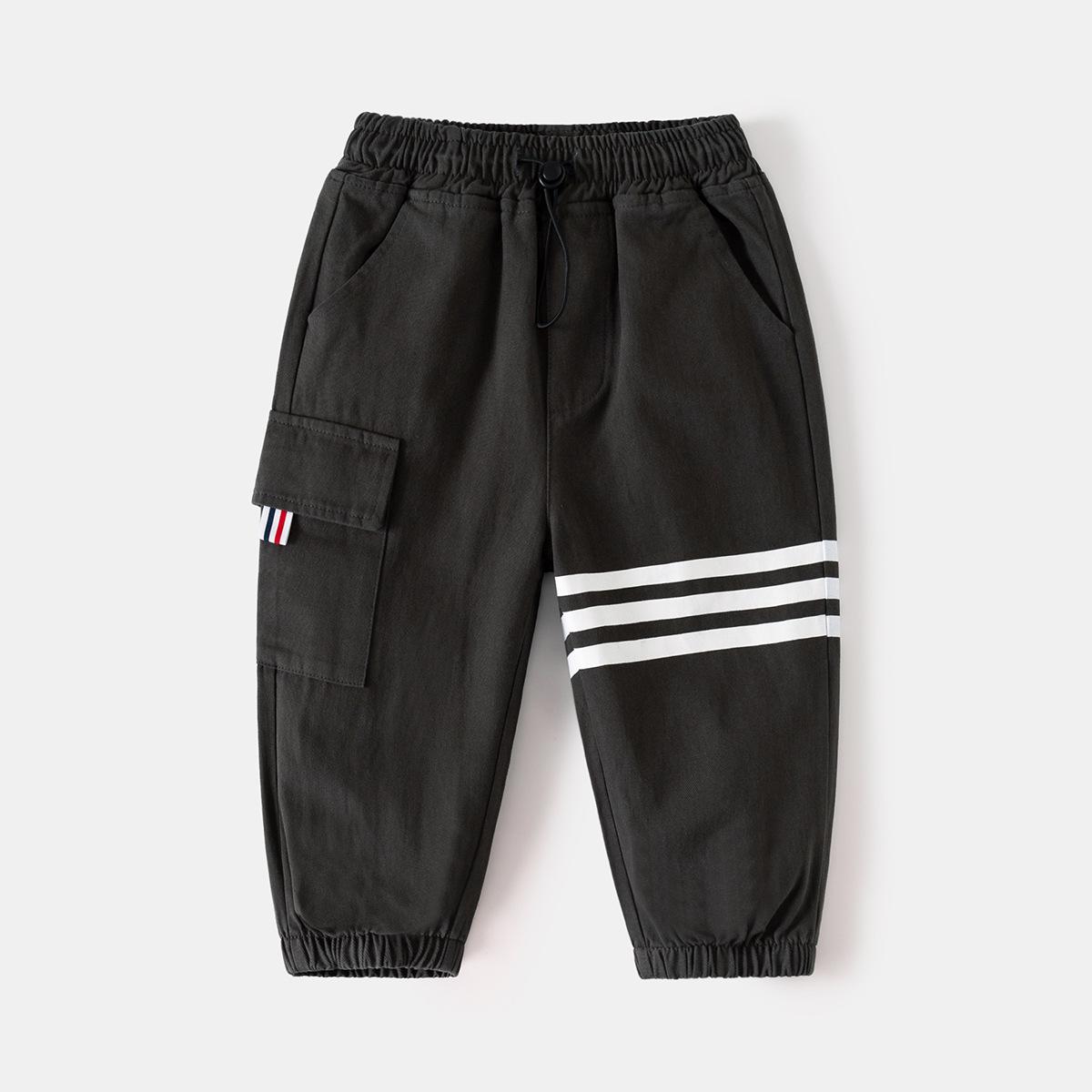 

Комбинезоны для мальчиков, весенние и осенние брюки, детская одежда 2025, новые брюки, детские корейские версии, детские повседневные брюки 100cm