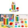 Color Wooden Kids Sorting Matching Toy For Early Education Development Gift
