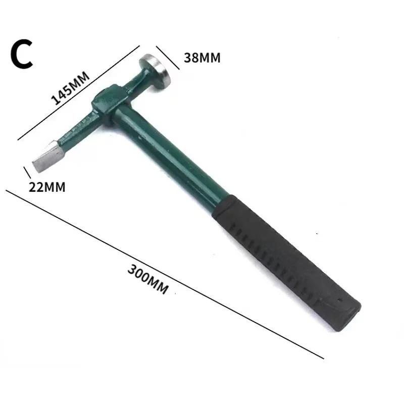 Car Auto Body Metal Repair Panel Beating Hammer Garage Hand Tools Straight Pein Finish Crowned Face Dent Beater Bumping Hammer