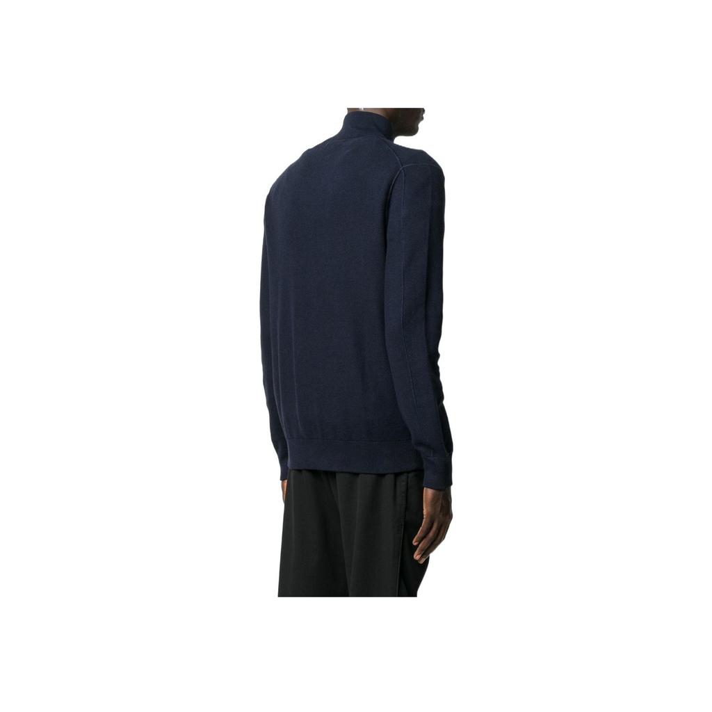 Polo Ralph Lauren Solid Color Zip-Up Polo Sweater Men sweater Blue 710775872-001