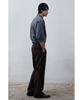 YOUTH Flared Wool Trousers - Brown