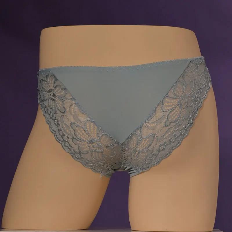 Mutandine di Pizzo Taglia Grande Sissy Pouch da Uomo Lingerie Slip Intimo Elastico a Vita Bassa in Seta Ghiacciata Uomo Gay Morbido Comodo Slip