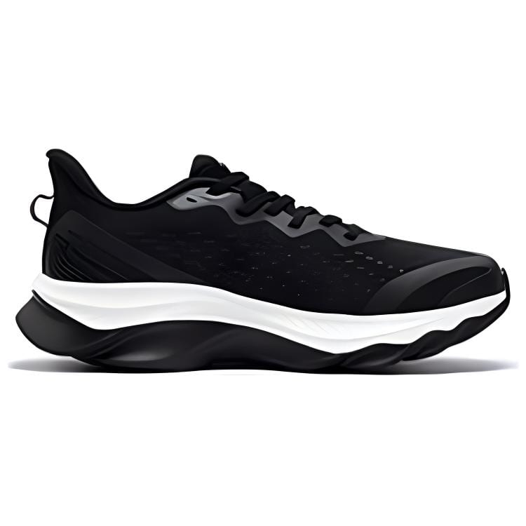 361 Abrasion Resistant Breathable Low top Casual Running Shoes Men's Black White 572422230 /