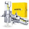 AUXITO H11B LED Bulbs, 600% Brighter Ultra-Bright, Plug N Play, Long Lifespan, No Flicker, 98% Compatibility, 2PCS