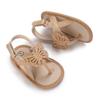 Under 2 Years Toddler Baby Sandals Non-Slip Soft Sole Crib Shoes Butterfly Decoration Open-toed Sandals