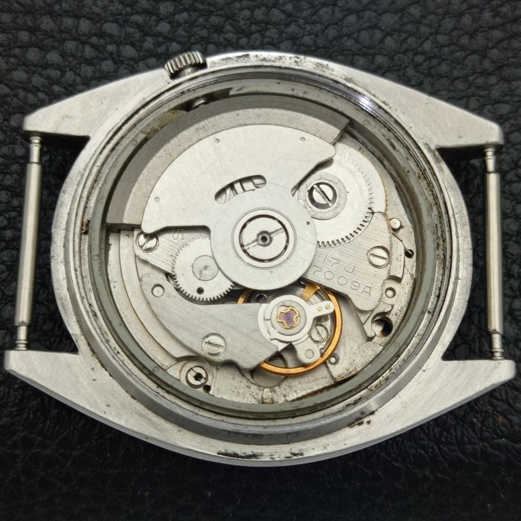 VINTAGE SEIKO 5 AUTOMATIC JAPAN 7009A MENS BLUE COLOR DIAL WATCH A702109-5 R208-a702109