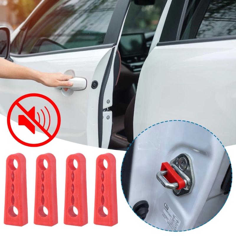 Door Lock Damper Buffer Deadener Seal Shock Absorbing Damping Protector Damping Protector Rubber Pad