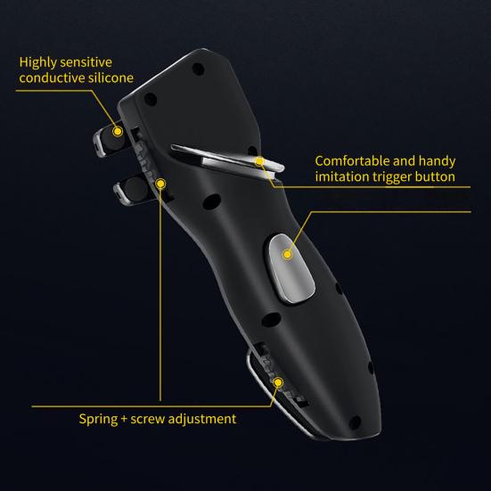 1 Paar AKPAD-8K Schnelle Reaktion Hohe Spiel-Joystick-Stärke Schweißfestes Zusätzliches Tablet-Gaming