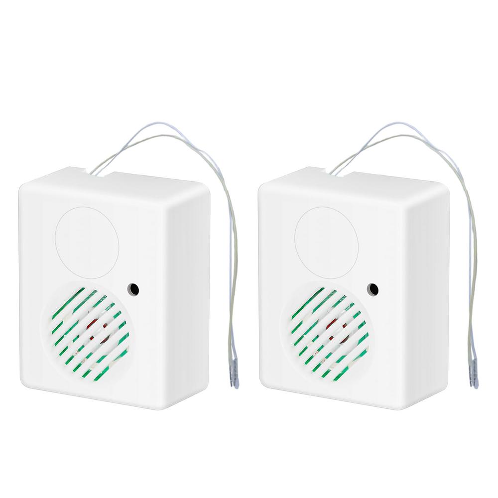 

2 шт. Хэллоуин Ужас Звуковые эффекты Крика Машина Креативные Прикольные Активируемые голосом Реквизиты Звуковой датчик со светодиодами Праздничные принадлежности белый