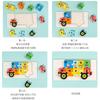 Wooden Puzzle for Toddlers Animals Vehicles Jigsaw Colorful Wood Alphabet Number Preschool Learning Montessori Educational Toys