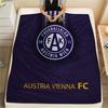 Coperta di Flanella Stampata FK Austria Vienna, Alta Qualità, Confortevole per Tutte le Stagioni, Arredamento per la Casa, Calore e Comfort