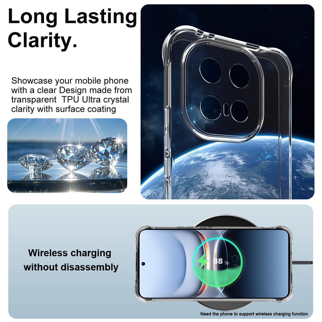 For iQOO 15 5G China Phone Case IMAK Shock-resistant Soft Case