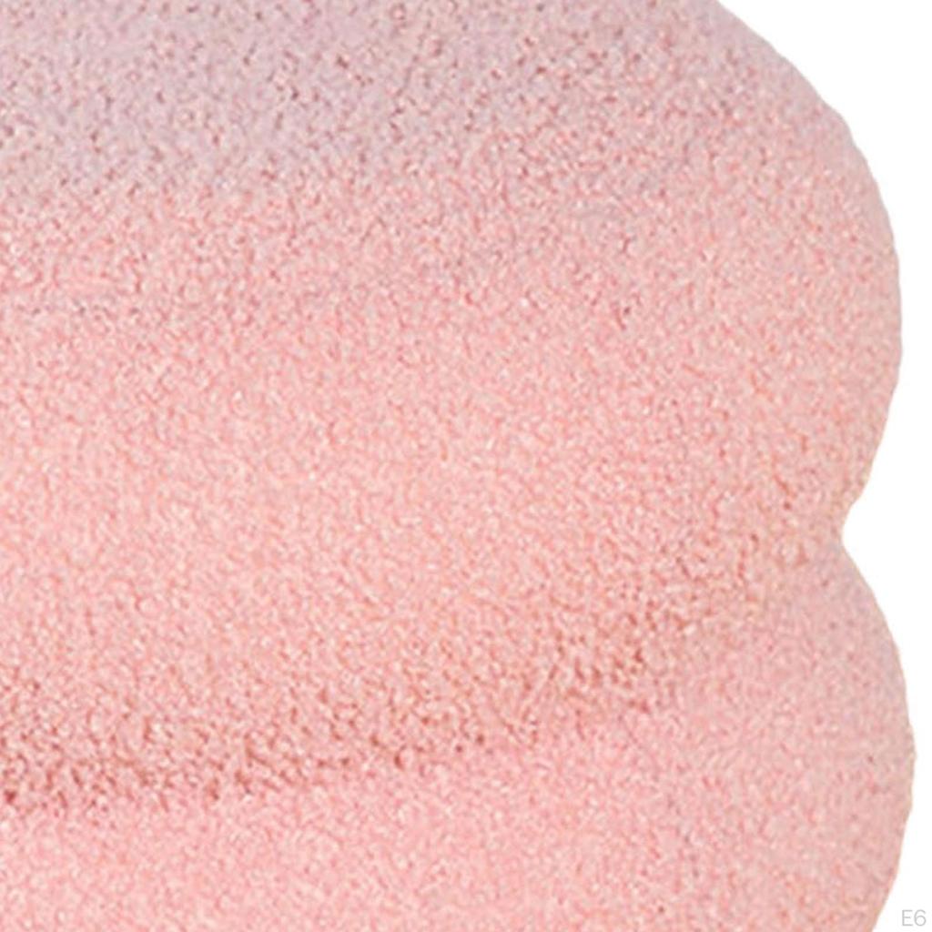 Dekorativní kulatá otomanová stolička, stabilní a pohodlná pro pohovku, podnožka, obouvání