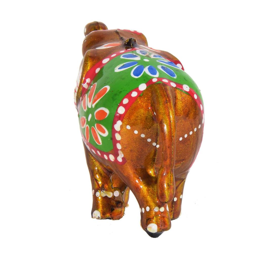 Paper Mache Elephant Showpiece for Home Decor Handcrafted Elephant Showpiece, Housewarming Present Decoration and Gift Purpose