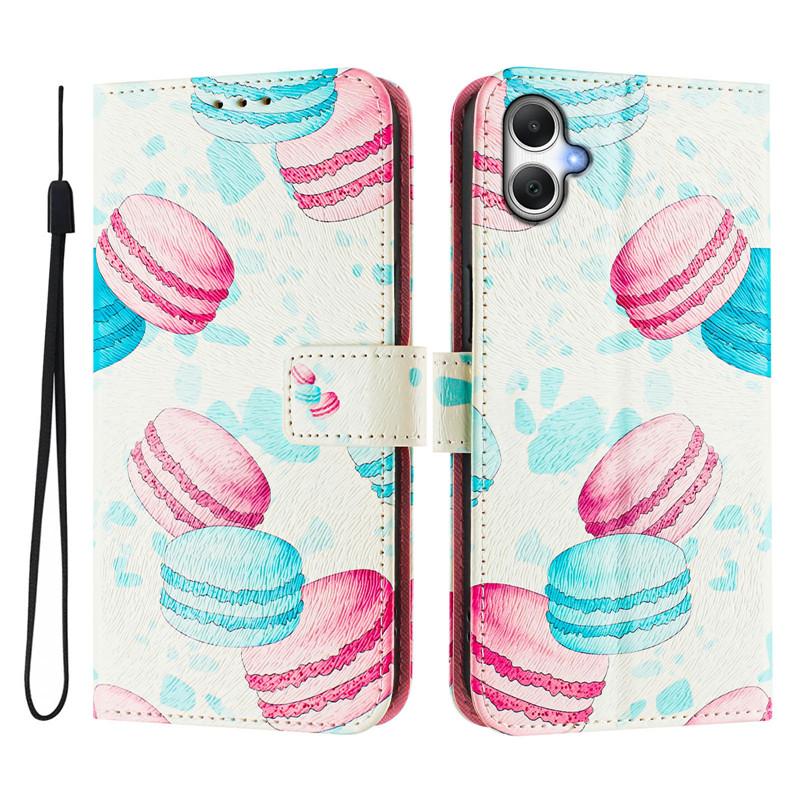 Luxury Flip Leather Case For Samsung Galaxy A07 4G Flip Cover On For Samsung A07 A06 4G 5G A05 A05s Wallet Bags Flower Cases