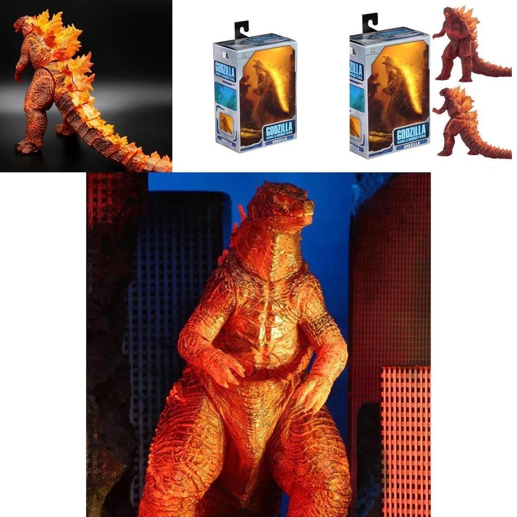 Exquisite Burning Godzilla Action Figures With Movable Joints For Display And Decoration