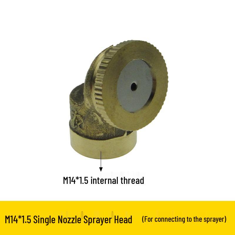 High-Pressure Adjustable Copper Spray Nozzle for Agricultural Electric Pesticide Sprayer