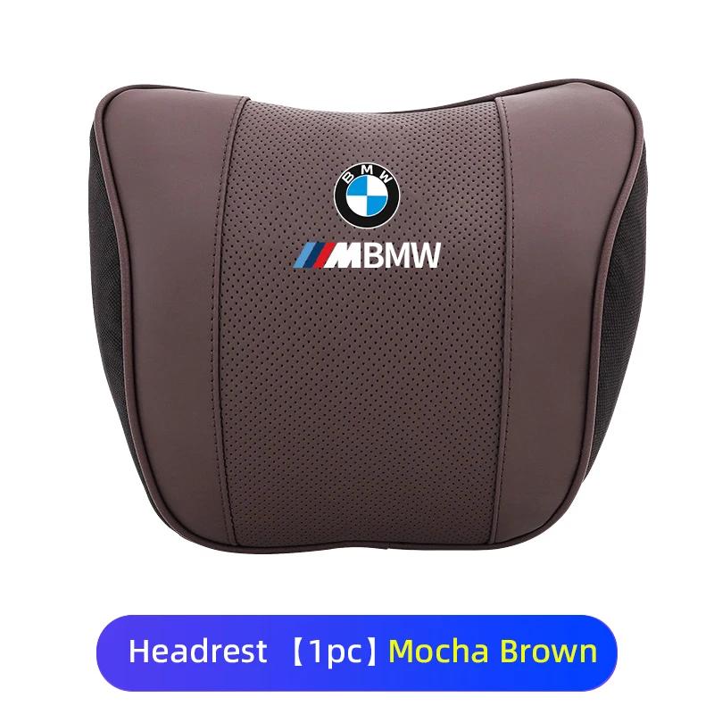 LJFJN1 Car Sticker Car Lumbar Support Headrest Waist Neck Pillow Auto Seatrest Cushion For BMW 1 3 5 Series X1 X4 X5 X7 G20 G38 F20 F39