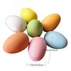 12 buc. Ouă de Paște Articole bricolaj Pandantiv Decorație de pui din plastic Simulare pictată manual