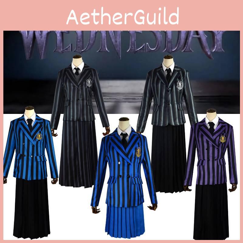 Wednesday Addams The Addams Family Costume School Uniform Dress