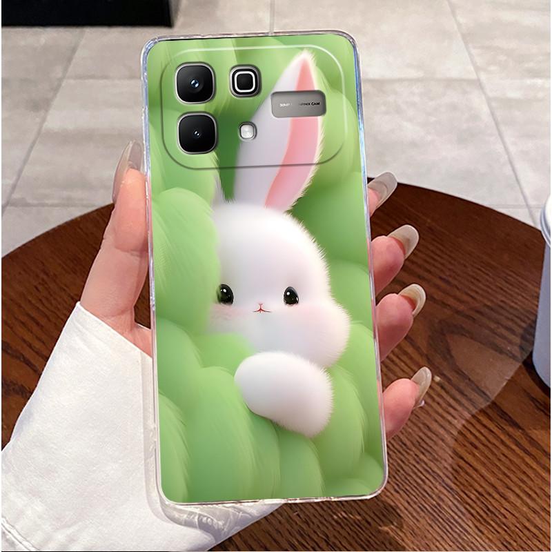 Case For Infinix Note 60 Pro Note60 5G Casing X6879 X6878 Luxury Cute Love Rabbit Funny Clear Slim Soft TPU Silicone Phone Case