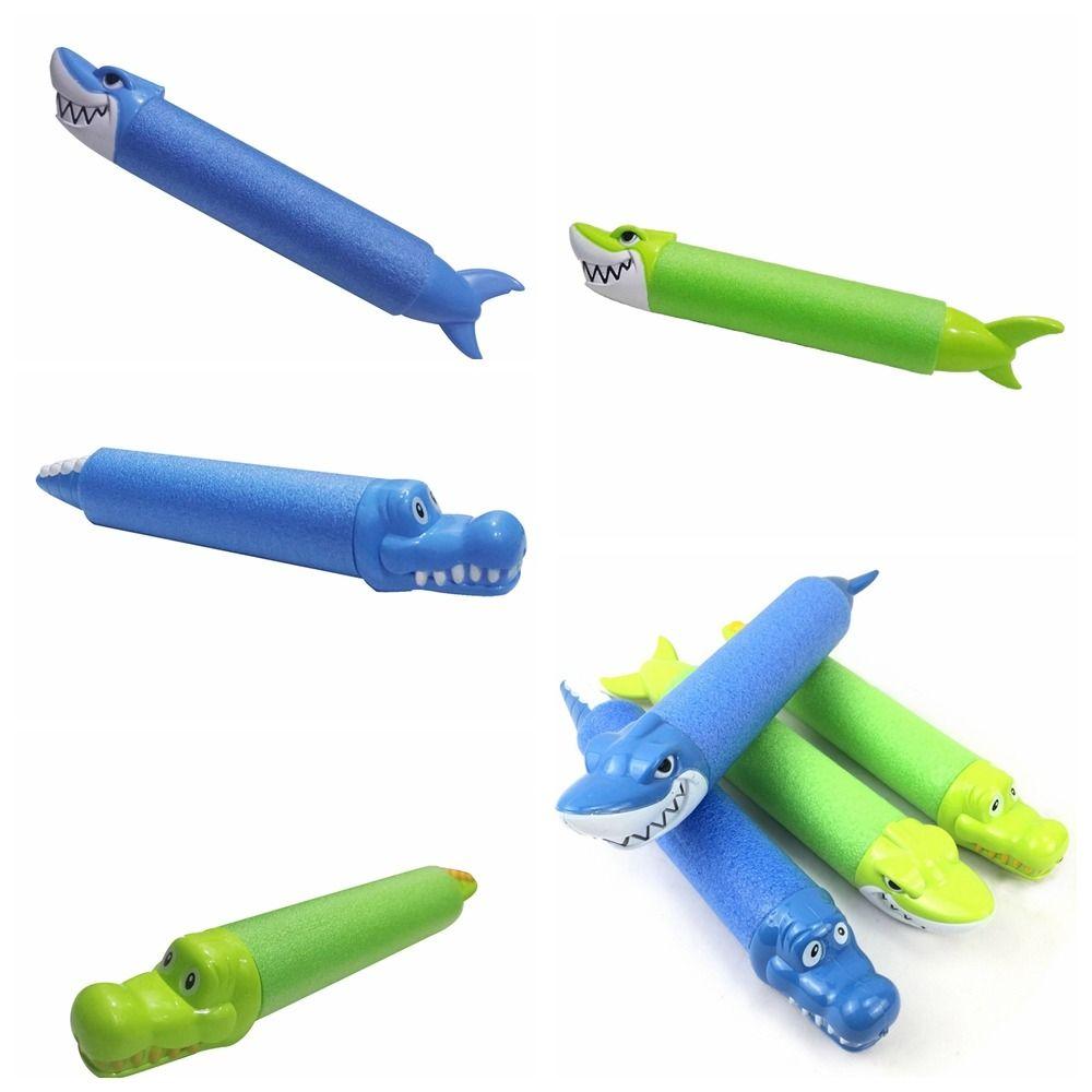 Animal Summer Animal Head Water Guns Blue/green Shark Crocodile Squirter Funny   Kids Toys