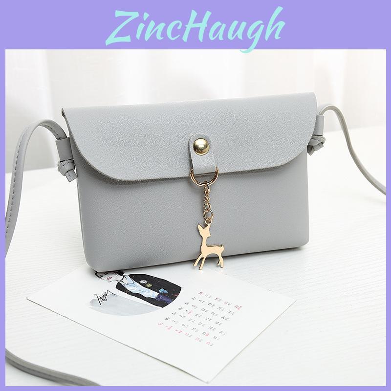 Chic Women's Shoulder Bag Pu Leather Solid Messenger Crossbody Handbags Purse Fashion