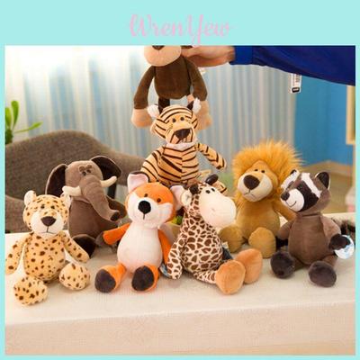 Jungle Animal Plush Toy Adorable Pp Cotton Stuffed Doll For Kids Babies