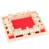 Wooden Number Board Dices Game Set Toy for 4 People KTV Pub Bar Party Supplies PropRed