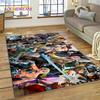 Final Fantasy Serie Spiele Cartoon Teppich für Wohnzimmer Schlafzimmer Heimdekoration, Bodentuch Rutschfest Dekoration für Sofa Fußmatte