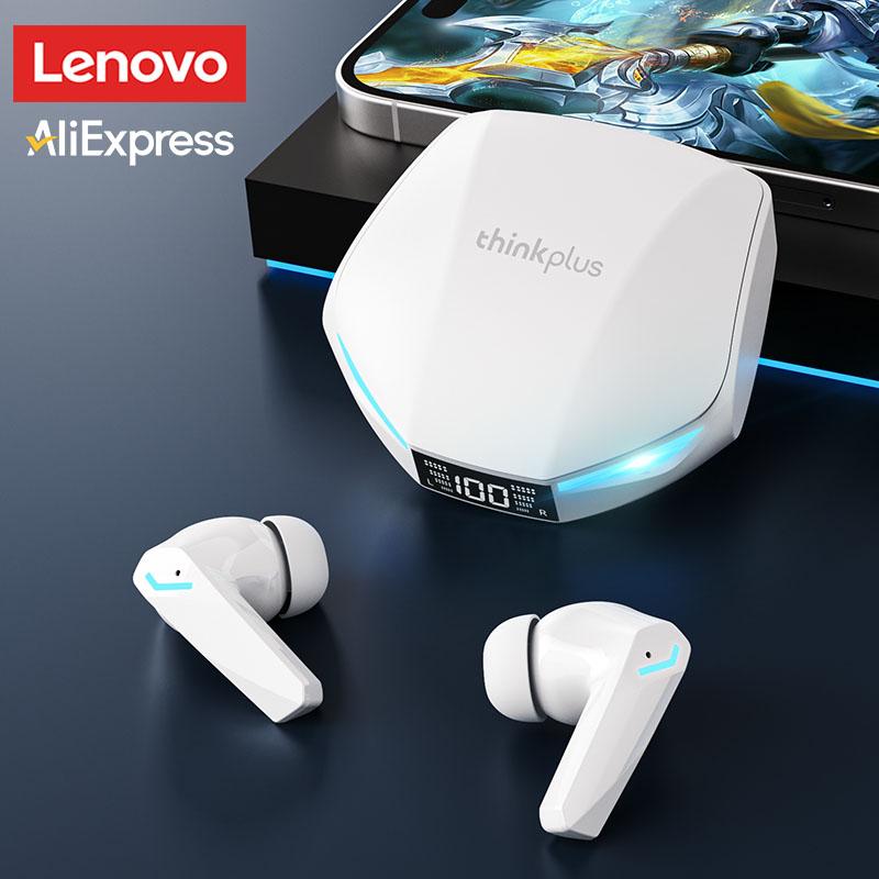 

Бездротові навушники Lenovo XT53 з Bluetooth 5.4, наддовгим часом роботи, низькою затримкою, ігровий гарнітур, навушники зі світлодіодним цифровим дисплеєм