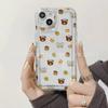 Cute Bear Applies To Apple 16/17promax Mobile Phone Case iPhone15/14/13/12 Mini Cartoon 11
