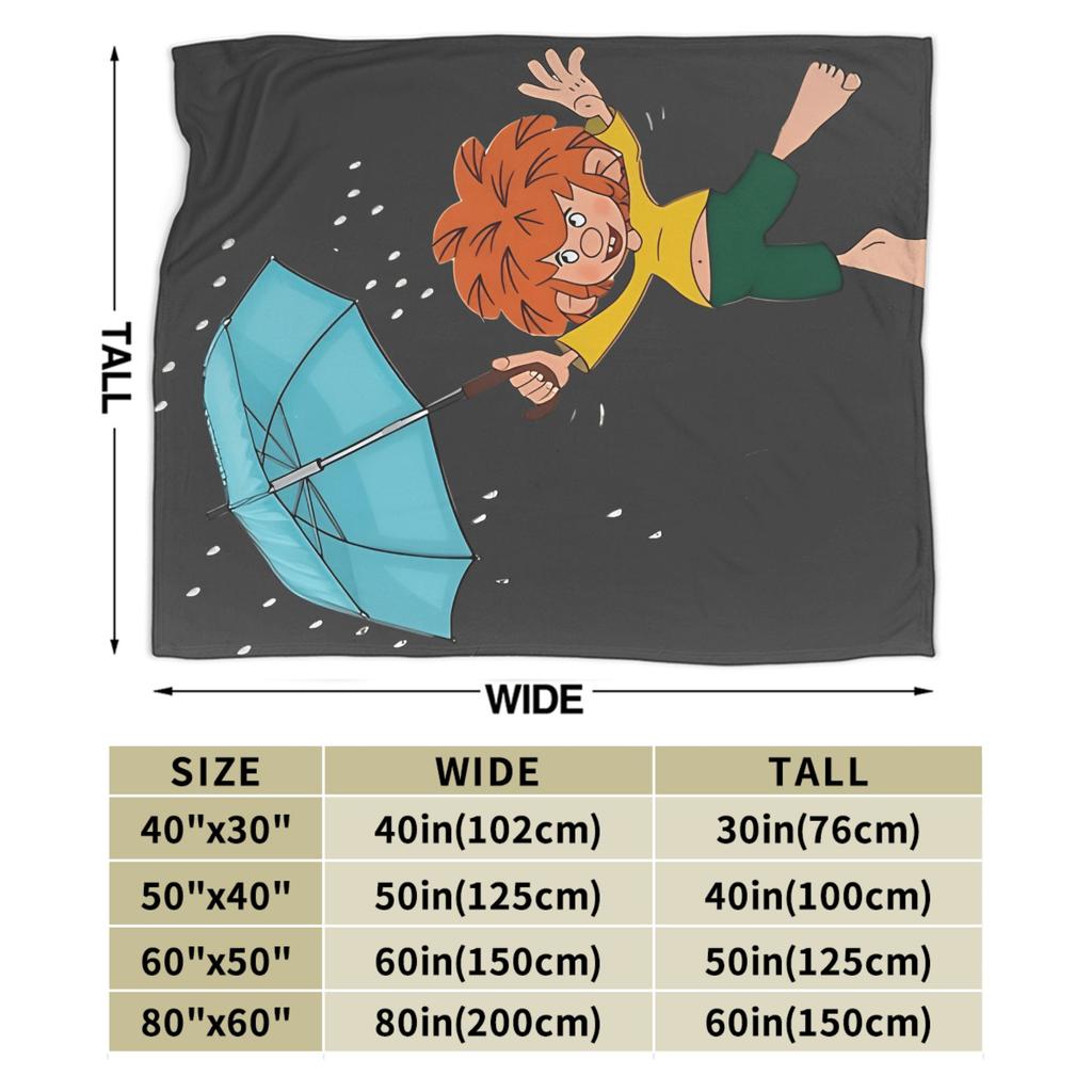Warme weiche Decke Kinder Erwachsene Dekorative P-Pumuckl Überwurfdecke Regen Flanell Tagesdecke Für Wohnzimmer Neuheit Sofa Bettbezug