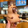 Capybara Doll Pinch Pendant Toys Squeeze Spit Bubble Decompression Toy Children'S Schoolbag Doll Pendant Decoration Party Gift