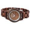 Montre femme - RAPTOR - Attilas - Bois de noyer - Boîtier 37 mm - Quartz Miyota 2035