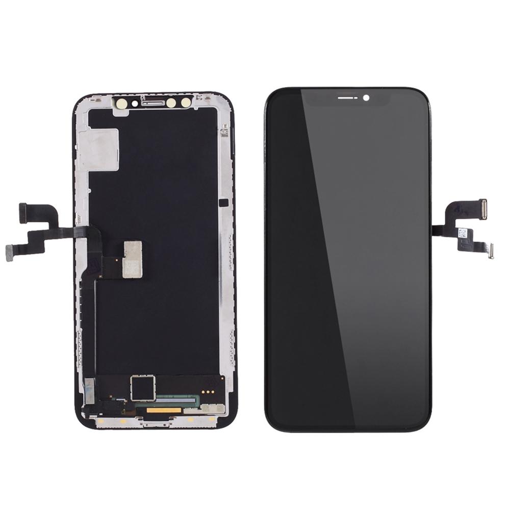 

Grade B LCD Screen and Digitizer Assembly Replace Part (FOG) (without Logo) for iPhone X A