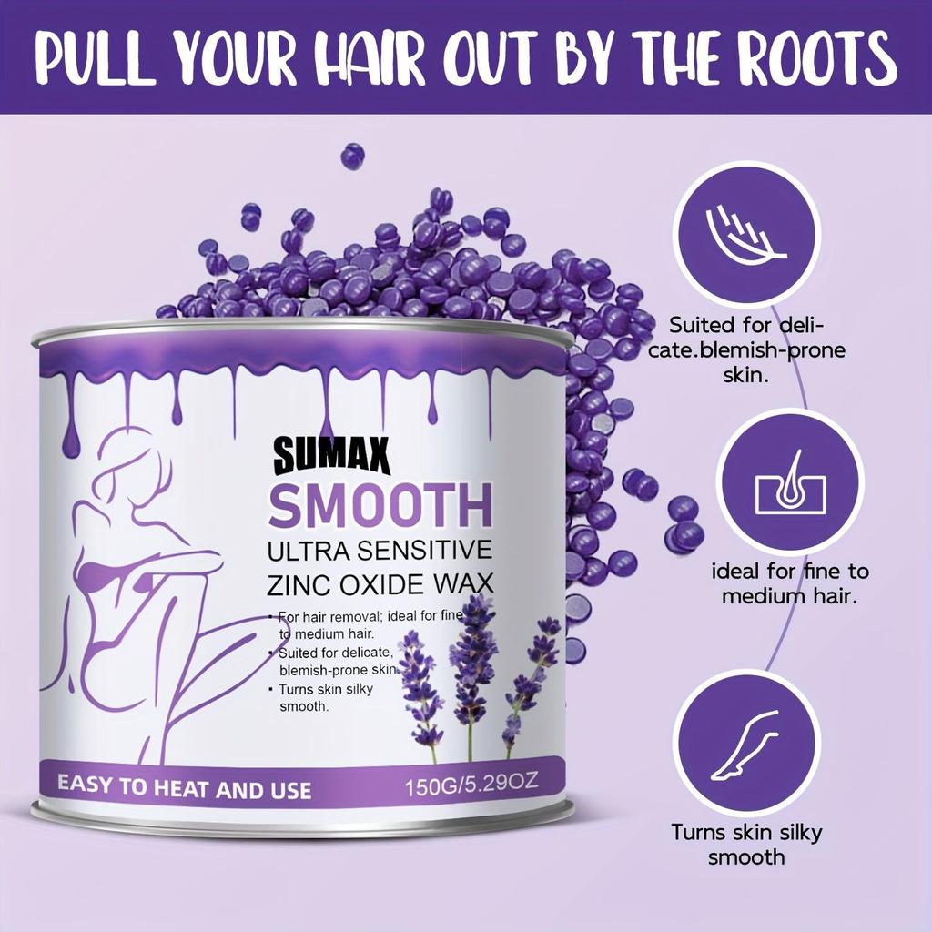 150g Horse Mouth Jar Lavender Wax Bean Hair Removal Products Full Body Hair Removal