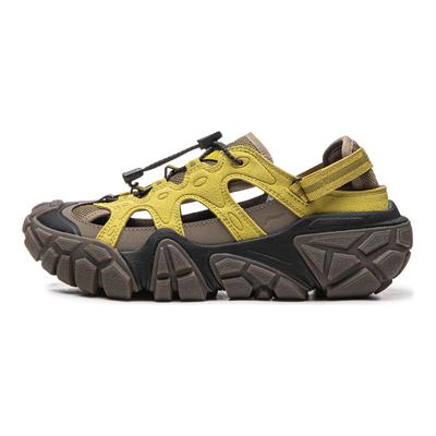 Sandalia Li Ning Duna Resistente al Deslizamiento, Resistente a la Abrasión, Ligera para Senderismo en Río Mujer Amarillo AGUW028-3
