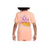 Nike Sportswear Comfortable Round Neck Pullover Short Sleeve T-Shirt Kids Tops Beige Agate HQ3239-844