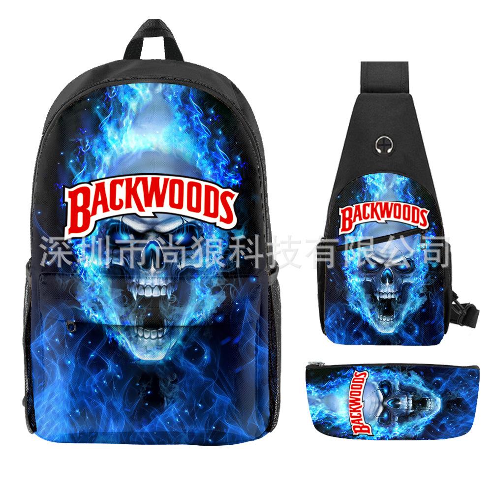 Student School Bag Backwoods Backpack Shoulder Bag School Bag Large Capacity Water-Proof Backpack