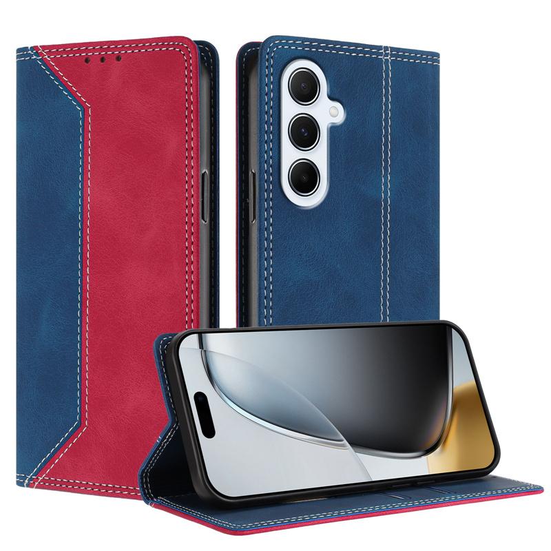 Magnetic Flip Leather Phone Case For Samsung Galaxy A17 5G A37 A57 A56 A36 A26 A16 A55 A35 A25 A15 A54 A34 A24 A14 A53 A33 A13 A52 Wallet Card Cover