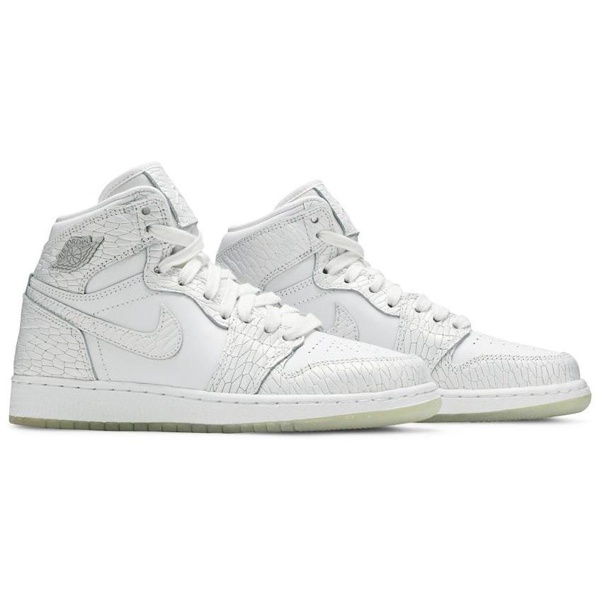 Jordan 1 Retro High Heiress Pure Platinum GS 832596-100