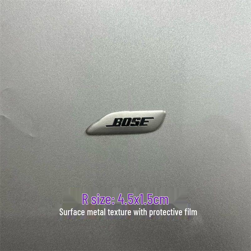 Dekorative Metallaufkleber für Auto-Audio-Lautsprecher von Bose, Harman Kardon, JBL.
