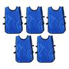 5PCS Kids Training Vests Sleeveless Practice Pinnies Round Neck Team Tank for Football Sports Dark Blue