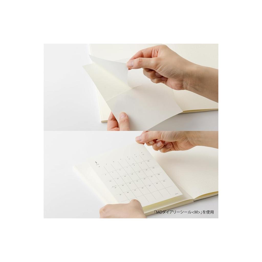Diary Stickers DESIGNPHIL Midori MD Notebook Diary Sticker 2027 Monthly S M L Dec 2026 Start Monday Start