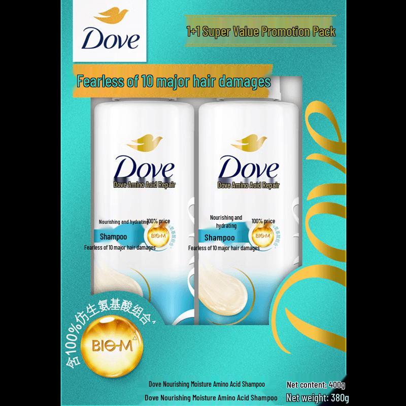 DOVE Nourishing Moisturizing Shampoo Set