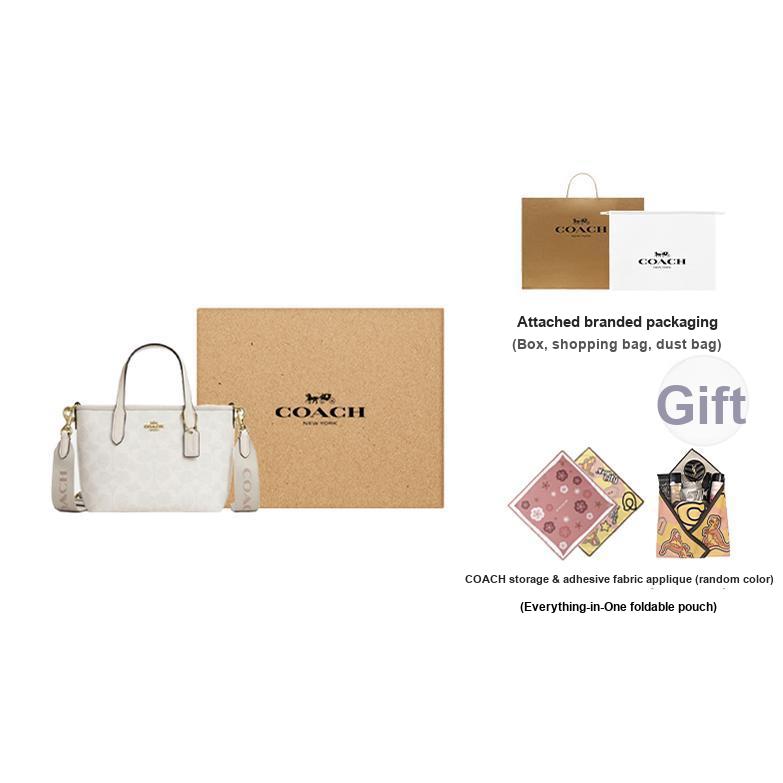 Coach City 15 Removable Shoulder Strap Tote Bag Women Tote White CW032-IMXU5