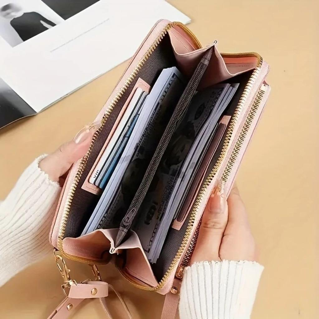 Freelii Smartphone Wallet Operates While In and Small Item Lightweight 3-in-1 Bag, Place, Wallet, Charger, Storage, Shoulder/Crossbody Pouch/Handbag