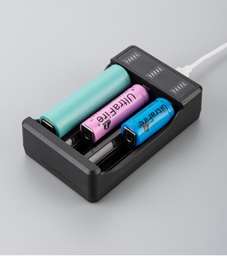 Smart Fast Charger for 18650 & 21700 Lithium Batteries with Multi-Slot and Indicator Light